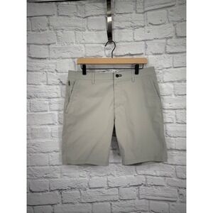 Public Rec Dealmaker Chino Shorts Men's 34 Gray Polyester Casual Athletic Golf